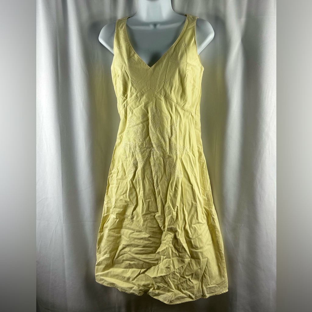 J.Crew Sleeveless Cotton Fully Lined Embroidered Minidress 2